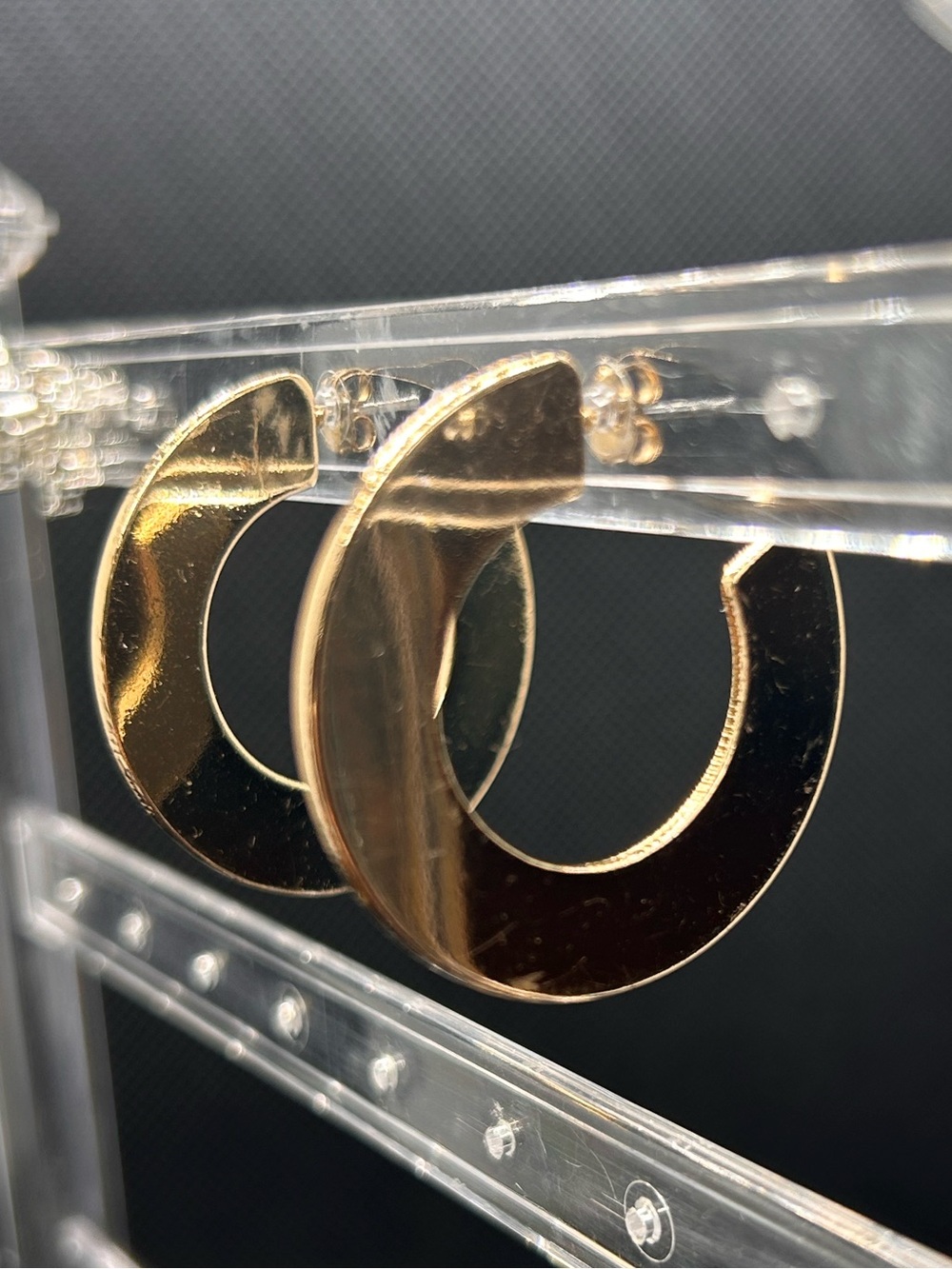 Classic Gold-Tone Hoop Earrings - Fashion Jewelry